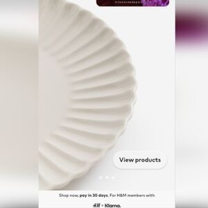 H&M Stoneware Bowls Set Of 2